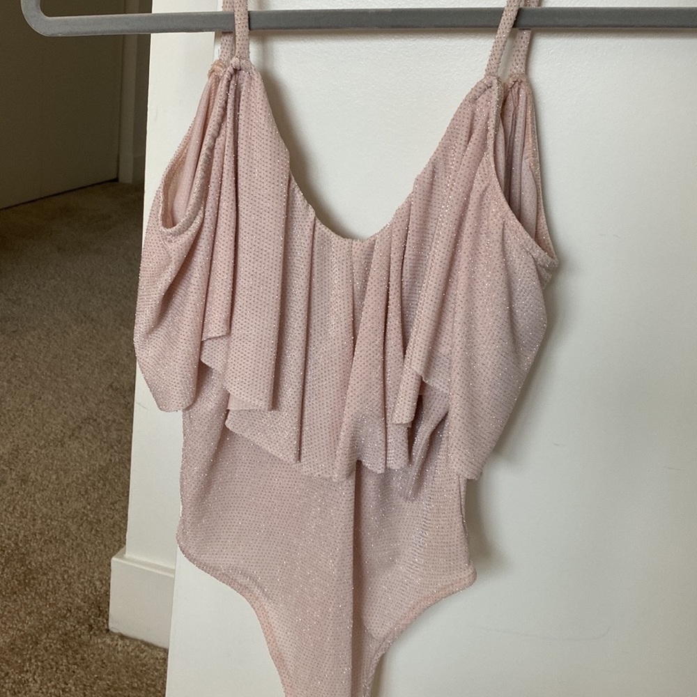 Show Me Your MuMu pink bodysuit